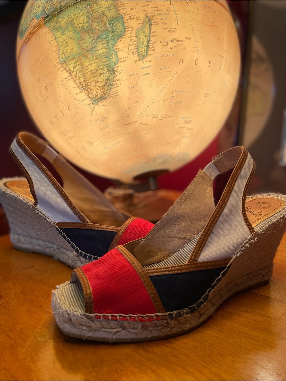 Vidorreta Women’s Espadrille Wedge Slingback Sandals - Made In Spain - USA 8.5